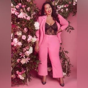 Eloquii Pink Suit Size 18